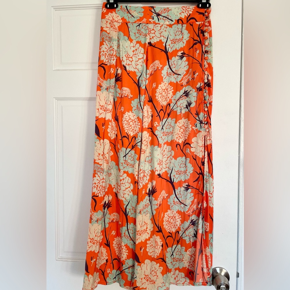 FREE PEOPLE FLORAL SKIRT